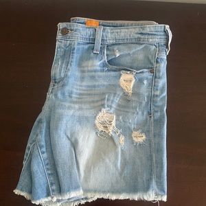 Pilcro and the Letterpress Denim Shorts